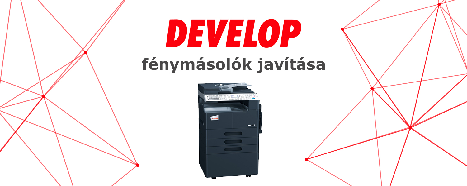 Develop fénymásoló szerviz