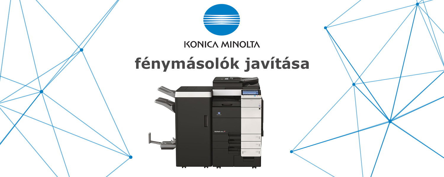 Konica-Minolta fénymásoló javítás